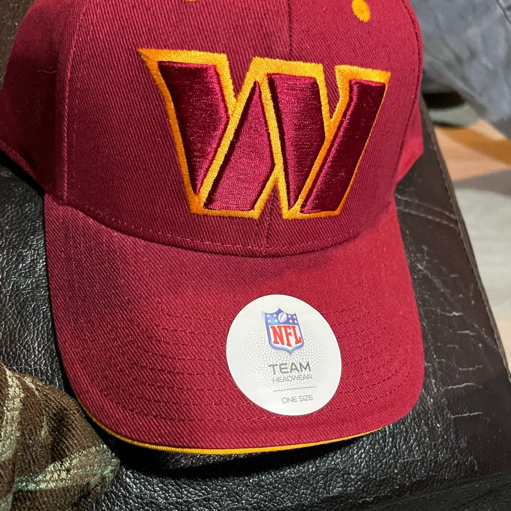 NFL Commanders Burgundy & Gold Team Headwear Cap